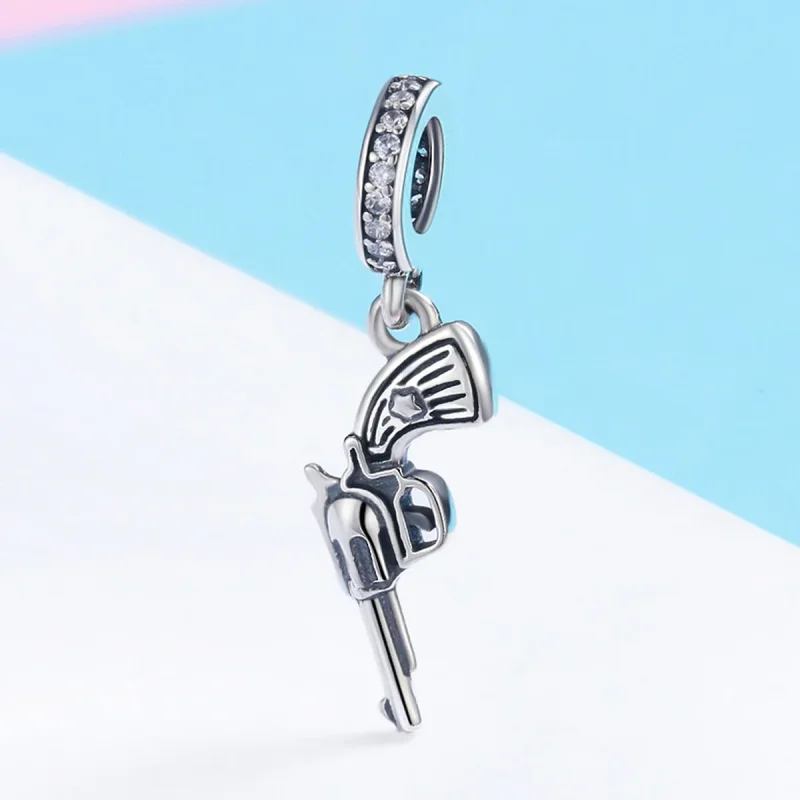 (kép) PANDORA típusú revolver függő charm - SCC508 - Megtekintés 3