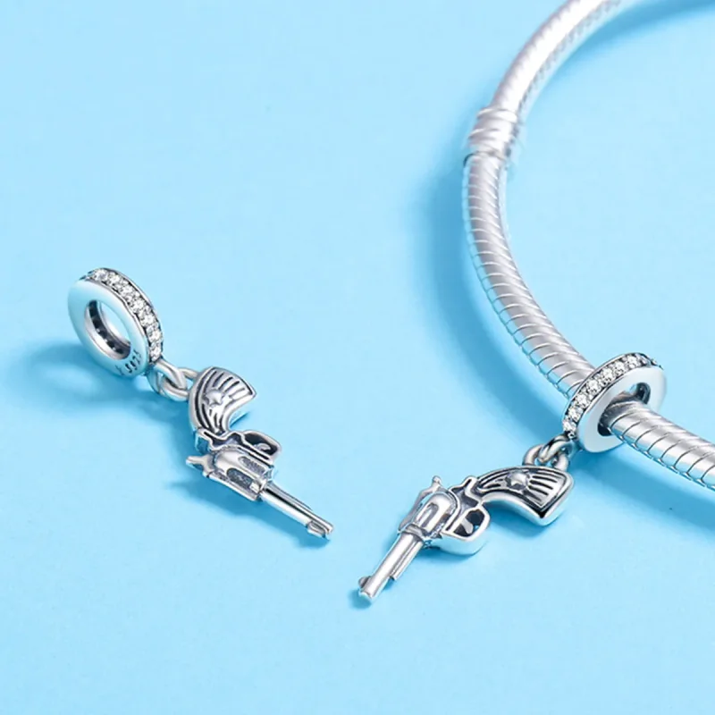 (kép) PANDORA típusú revolver függő charm - SCC508 - Megtekintés 5