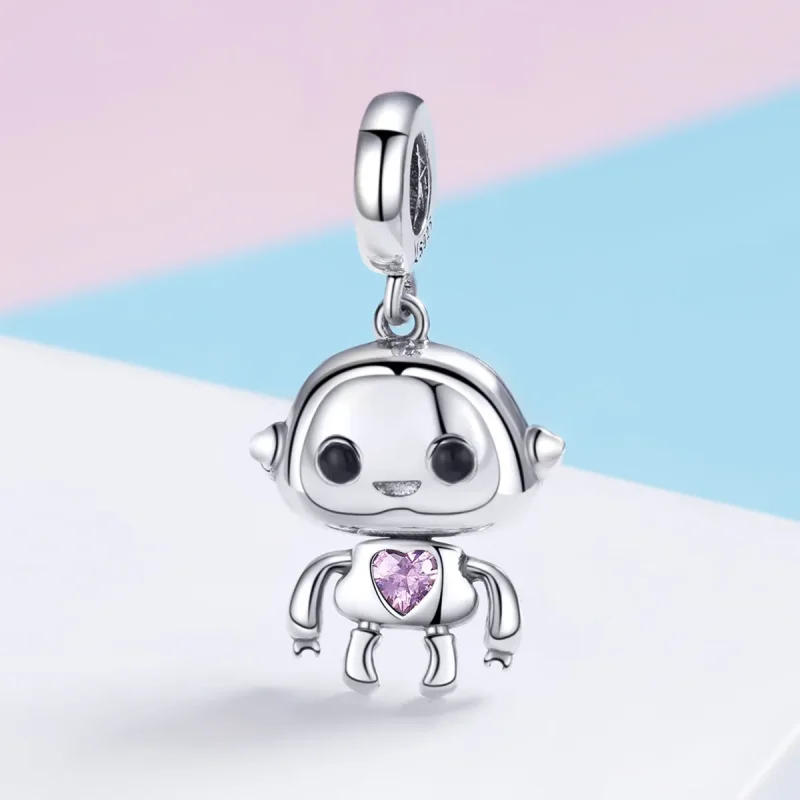 (kép) PANDORA típusú Robot függő charm - SCC924 - Megtekintés 2