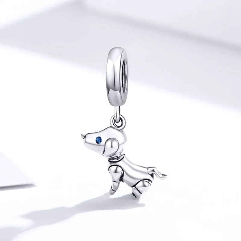 (kép) PANDORA típusú robot kutya függő charm - SCC1468 - Megtekintés 2