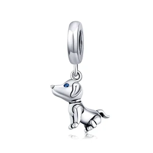 (kép) PANDORA típusú robot kutya függő charm - SCC1468