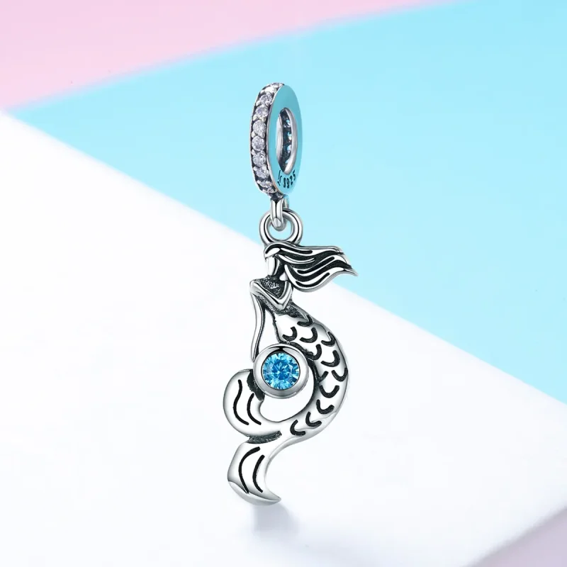 (kép) PANDORA típusú sellők gondolata függő charm - SCC824 - Megtekintés 2
