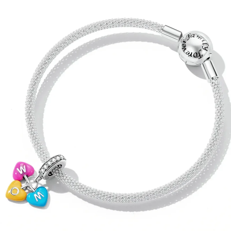 (kép) PANDORA típusú Szerelem Skittles függő charm - SCC2200 - Megtekintés 5