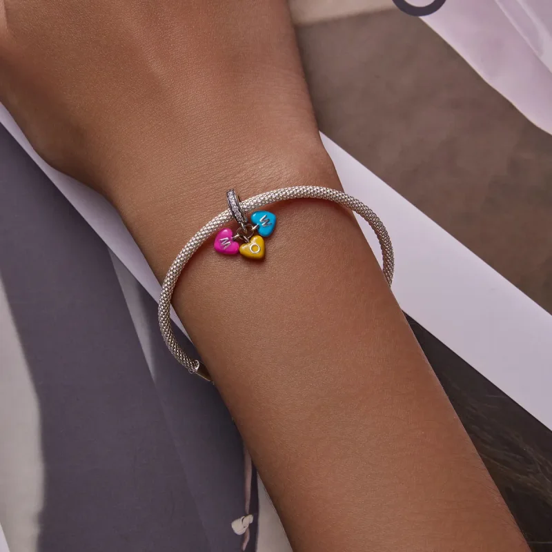 (kép) PANDORA típusú Szerelem Skittles függő charm - SCC2200 - Megtekintés 6