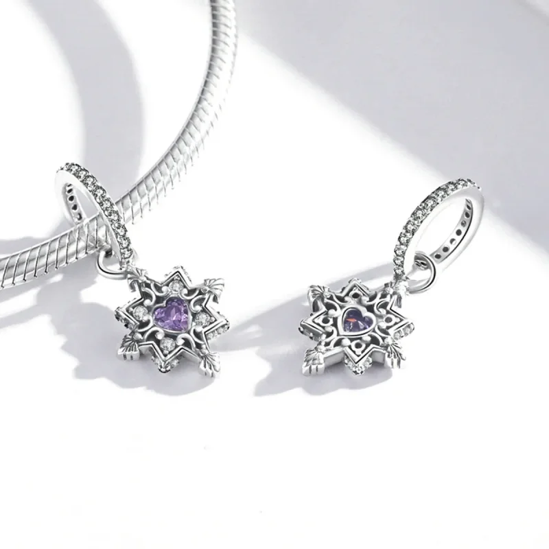 (kép) PANDORA típusú Szerelem Starburst függő charm - SCC2147 - Megtekintés 4