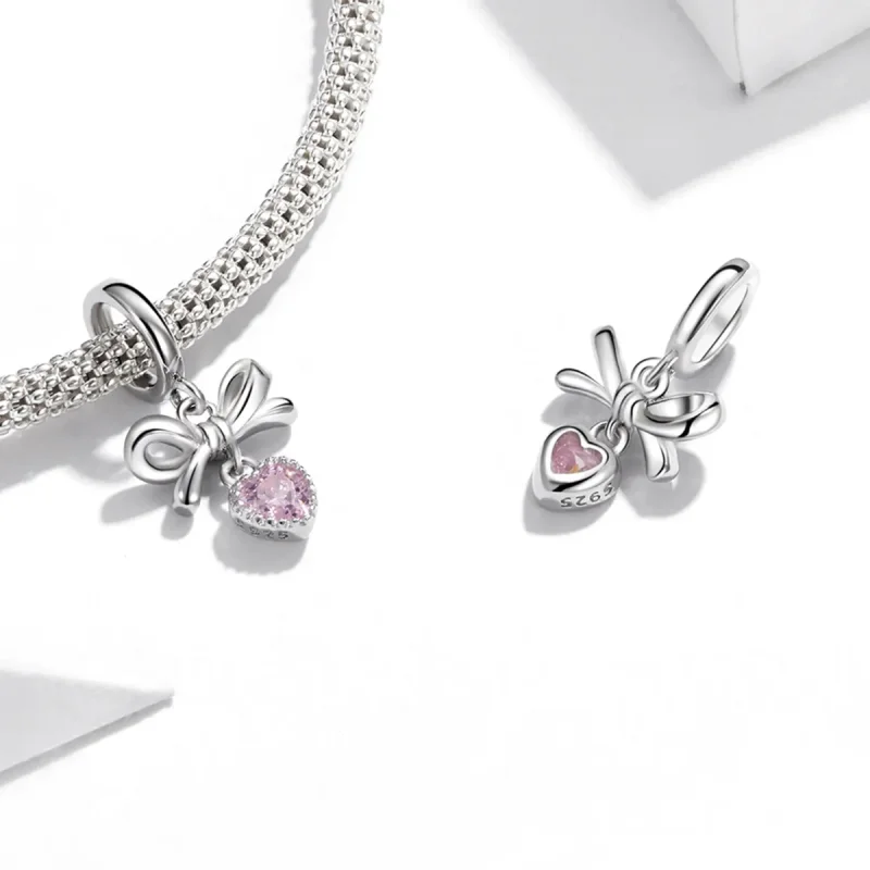 (kép) PANDORA típusú Szerelmi íj függő charm - BSX001-L - Megtekintés 4