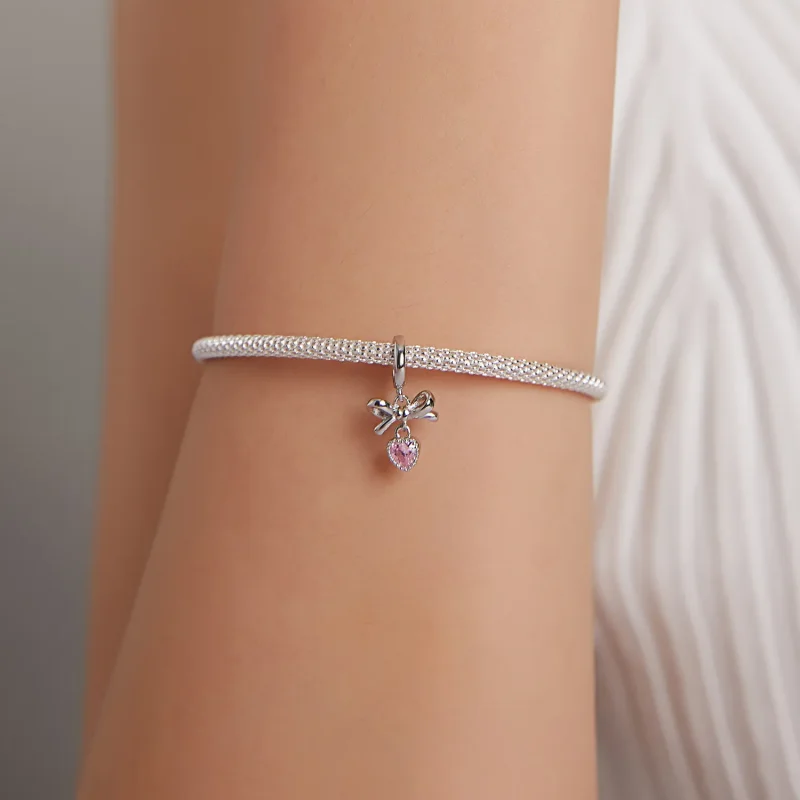 (kép) PANDORA típusú Szerelmi íj függő charm - BSX001-L - Megtekintés 5