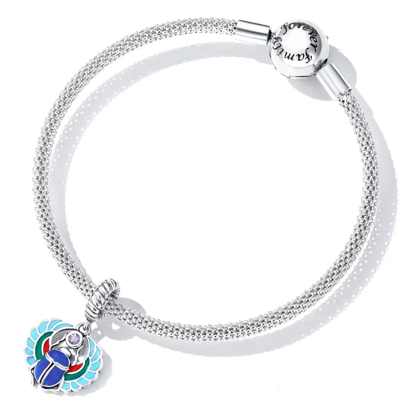 (kép) PANDORA típusú Szkarabeusz függő charm - SCC2255 - Megtekintés 5