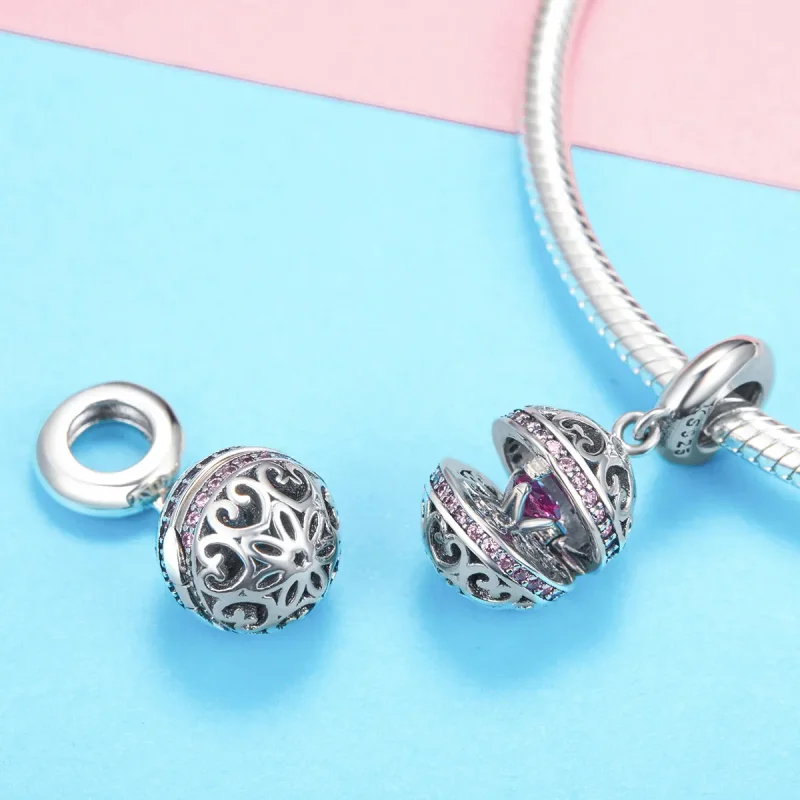 (kép) PANDORA típusú Tanú függő charm - SCC990 - Megtekintés 3