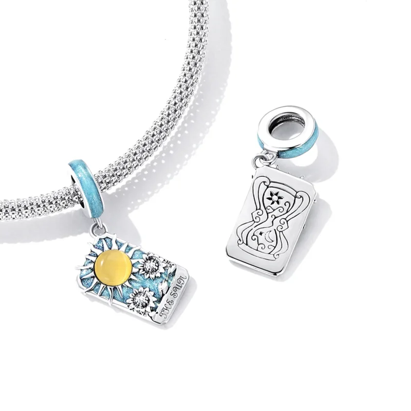 (kép) PANDORA típusú Tarot - Nap függő charm - SCC2264 - Megtekintés 4