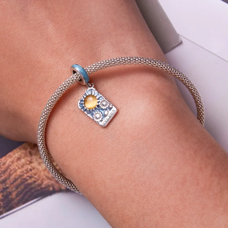 (kép) PANDORA típusú Tarot - Nap függő charm - SCC2264 - Megtekintés 6