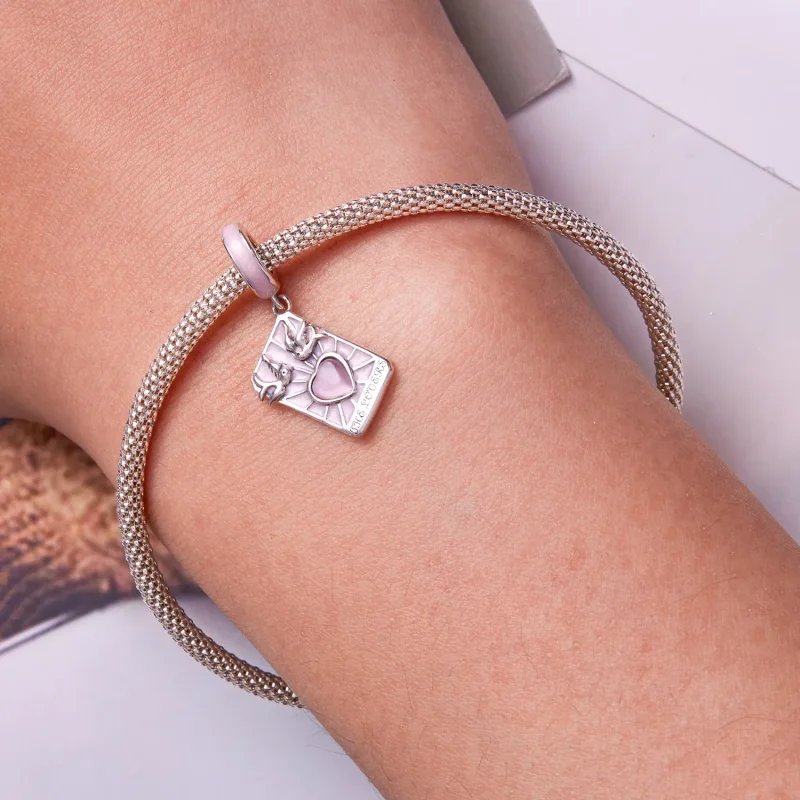 (kép) PANDORA típusú Tarot - Szerelmesek függő charm - SCC2263 - Megtekintés 6