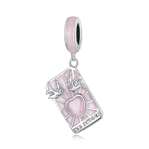 (kép) PANDORA típusú Tarot - Szerelmesek függő charm - SCC2263