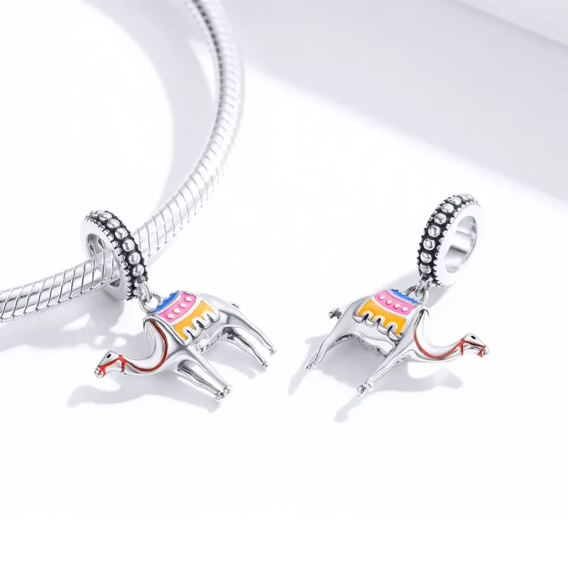 (kép) PANDORA típusú teve függő charm - SCC1376 - Megtekintés 2