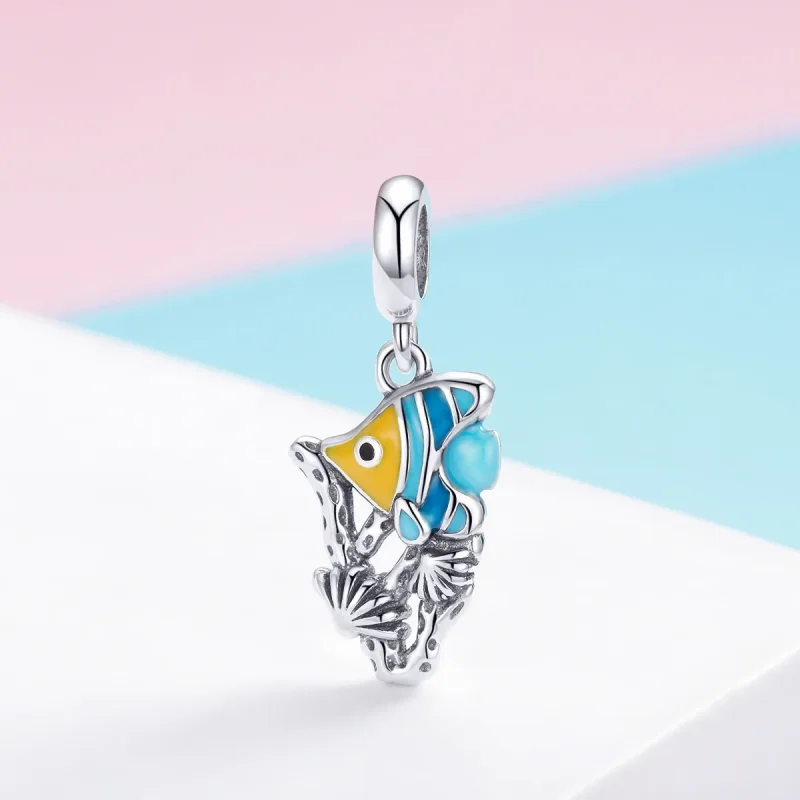 (kép) PANDORA típusú vízalatti világ függő charm - SCC959 - Megtekintés 2