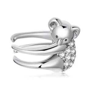 PANDORA típusú Koala fülcsipesz - SCE1338 (kép) PANDORA típusú Koala fülcsipesz - SCE1338
