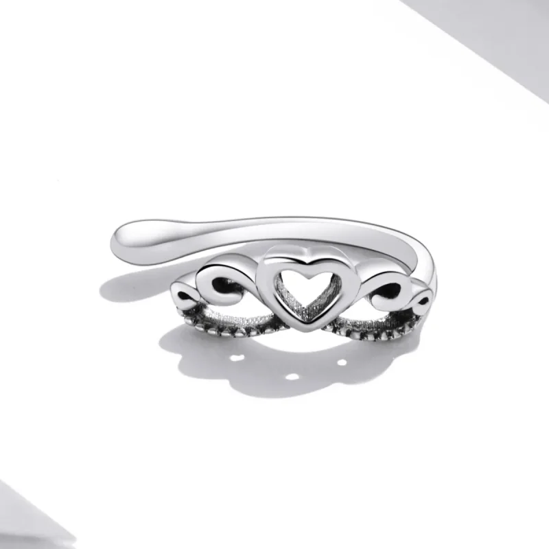 (kép) PANDORA típusú Vintage korona fülcsipesz - SCE1201 - Megtekintés 2