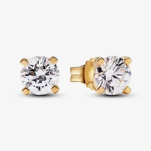 (kép) Pandora Era Lab-grown Diamond Stud Earrings 1.00 carat tw 14k Gold - 252855C01