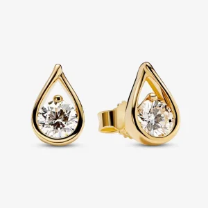 (kép) Pandora Infinite Lab-grown Diamond Stud Earrings 1.00 carat tw 14k Gold - 259460C01