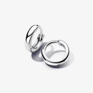 Pandora Kerek profilú kis karika-fülbevaló - 293286C00 (kép) Pandora Kerek profilú kis karika-fülbevaló - 293286C00