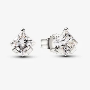 (kép) Pandora Nova Lab-grown Diamond Stud Earrings 1.00 carat tw 14k White Gold - 252858C01