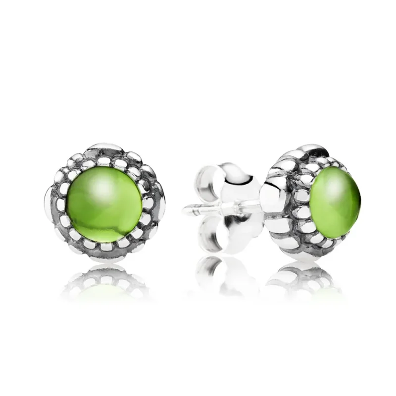(kép) PANDORA Sterling ezüst, Augusztus, peridot - 290543PE