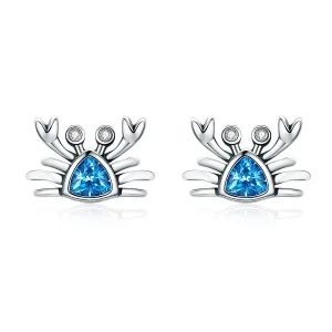 PANDORA típusú aranyos kis rák gombfülbevalók - SCE413 (kép) PANDORA típusú aranyos kis rák gombfülbevalók - SCE413
