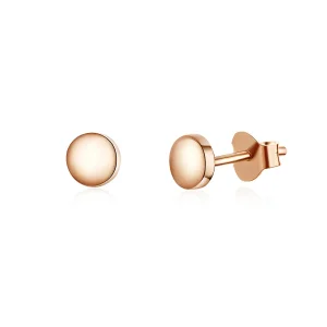 PANDORA típusú egyszerű bean gombfülbevalók - SCE705-C (kép) PANDORA típusú egyszerű bean gombfülbevalók - SCE705-C