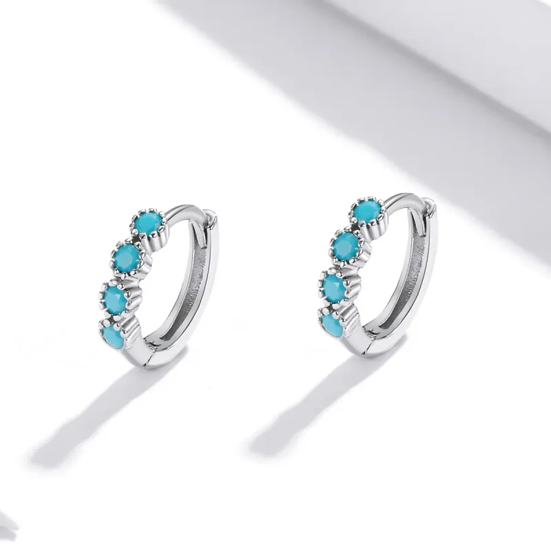 (kép) PANDORA típusú elegáns karika fülbevaló - SCE1127 - Megtekintés 3