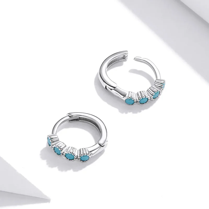 (kép) PANDORA típusú elegáns karika fülbevaló - SCE1127 - Megtekintés 4