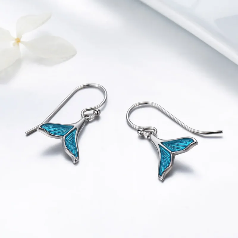 (kép) PANDORA típusú fishtail függő fülbevalók - SCE065 - Megtekintés 4