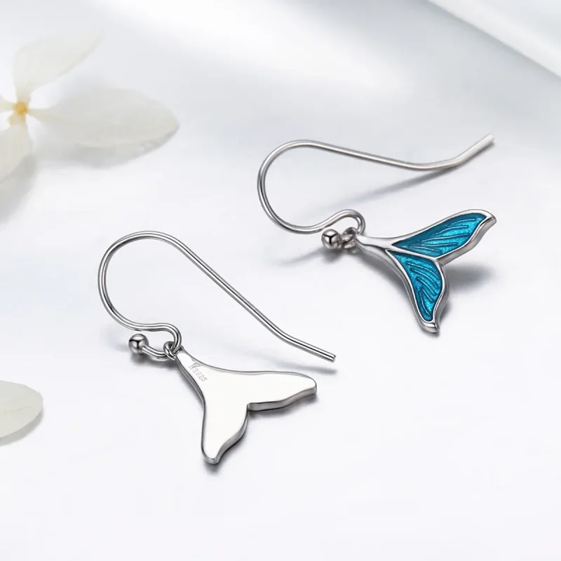 (kép) PANDORA típusú fishtail függő fülbevalók - SCE065 - Megtekintés 5