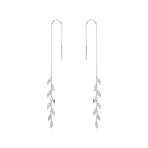 PANDORA típusú fényes búza függő fülbevalók - BSE447 (kép) PANDORA típusú fényes búza függő fülbevalók - BSE447