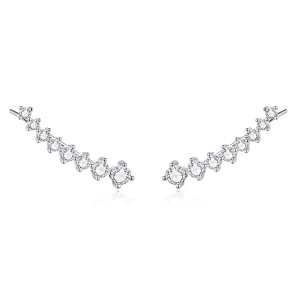PANDORA típusú fényes fény gombfülbevalók - SCE920 (kép) PANDORA típusú fényes fény gombfülbevalók - SCE920