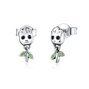 PANDORA típusú groot gombfülbevalók - SCE900 (kép) PANDORA típusú groot gombfülbevalók - SCE900