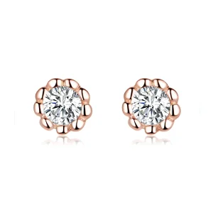 PANDORA típusú gyengéd ragyogás gombfülbevalók - BSE219 (kép) PANDORA típusú gyengéd ragyogás gombfülbevalók - BSE219