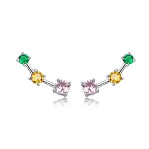 PANDORA típusú neon gombfülbevalók - SCE495 (kép) PANDORA típusú neon gombfülbevalók - SCE495