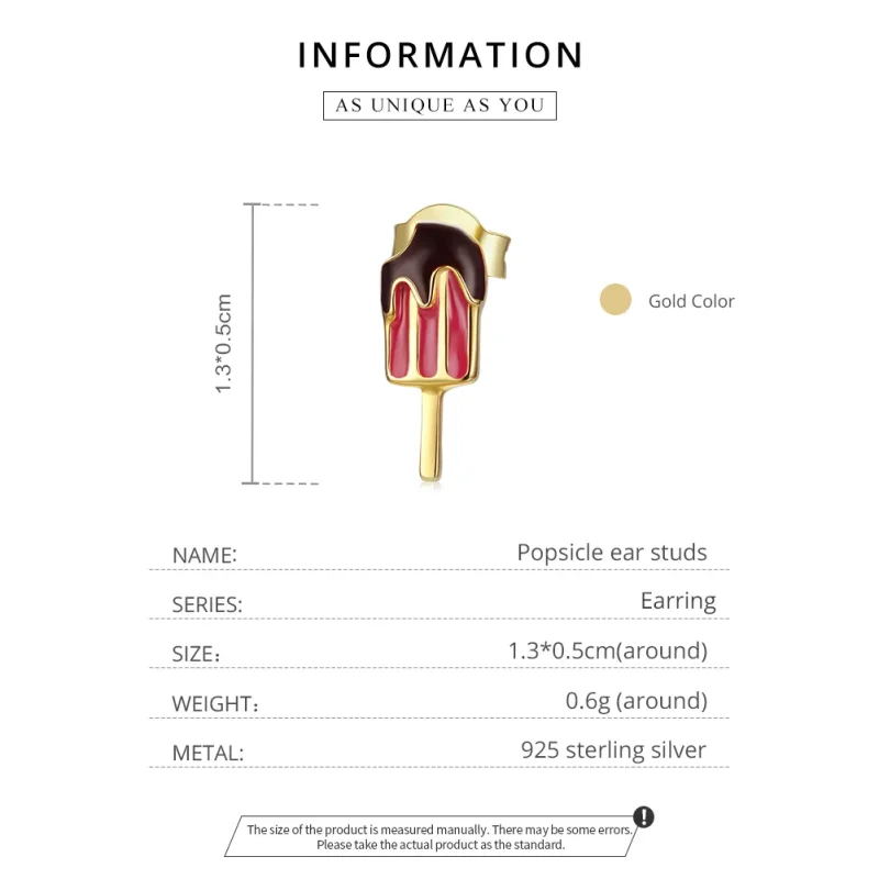(kép) PANDORA típusú popsicle gombfülbevalók - SCE1164 - Megtekintés 4