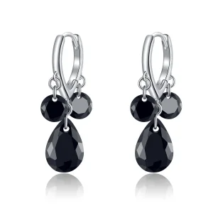 (kép) PANDORA típusú vízcsepp függő fülbevalók - BSE401