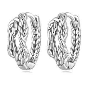 PANDORA típusú Csomó Karika fülbevalók - SCE1523 (kép) PANDORA típusú Csomó Karika fülbevalók - SCE1523