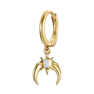 PANDORA típusú Titokzatos Spanyolország - Starburst Karika fülbevalók - SCE1145 (kép) PANDORA típusú Titokzatos Spanyolország - Starburst Karika fülbevalók - SCE1145
