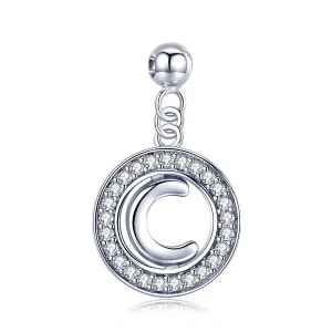(kép) PANDORA Me típusú Kívánság-C betű függő charm - BSP001-C