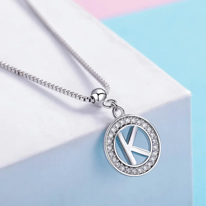 (kép) PANDORA Me típusú Kívánság Levél-K függő charm - BSP001-K - Megtekintés 4