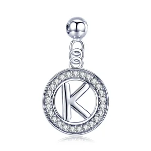 (kép) PANDORA Me típusú Kívánság Levél-K függő charm - BSP001-K