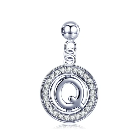 (kép) PANDORA Me típusú Kívánság levél-Q függő charm - BSP001-Q