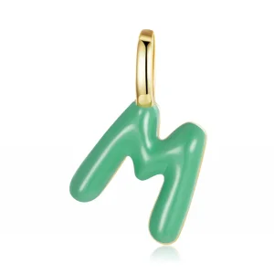 (kép) PANDORA Me típusú Pop Art - M betű függő charm - SCP050