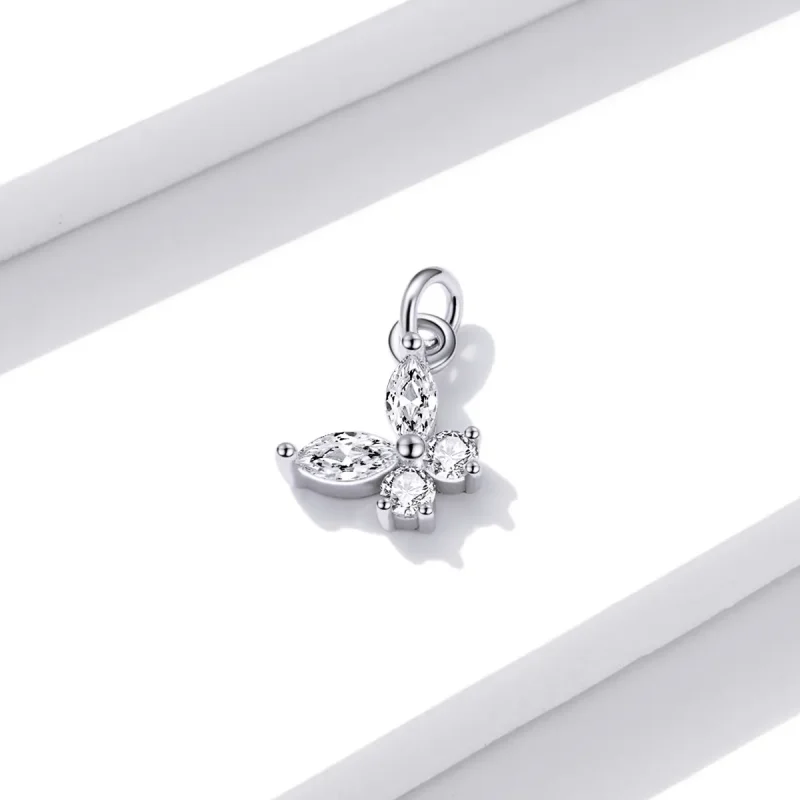 (kép) PANDORA Me típusú Ragyogó pillangó függő charm - BSP008 - Megtekintés 2