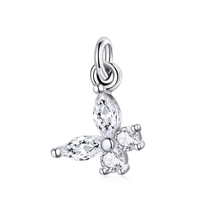 (kép) PANDORA Me típusú Ragyogó pillangó függő charm - BSP008