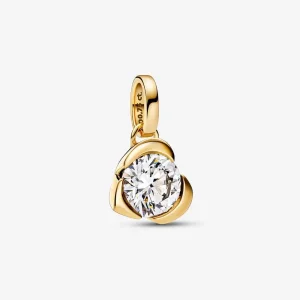 Pandora Talisman Lab-grown Diamond Heart Pendant 0.75 carat tw 14k Gold - 352887C01 (kép) Pandora Talisman Lab-grown Diamond Heart Pendant 0.75 carat tw 14k Gold - 352887C01