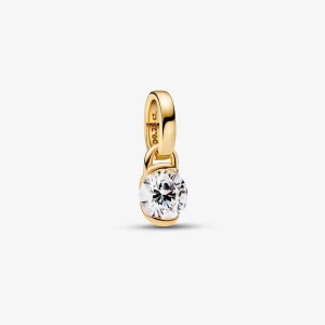 (kép) Pandora Talisman Lab-grown Diamond Infinity Pendant 0.25 carat tw 14k Gold - 352868C01